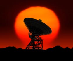 Radio Telescope and Sun